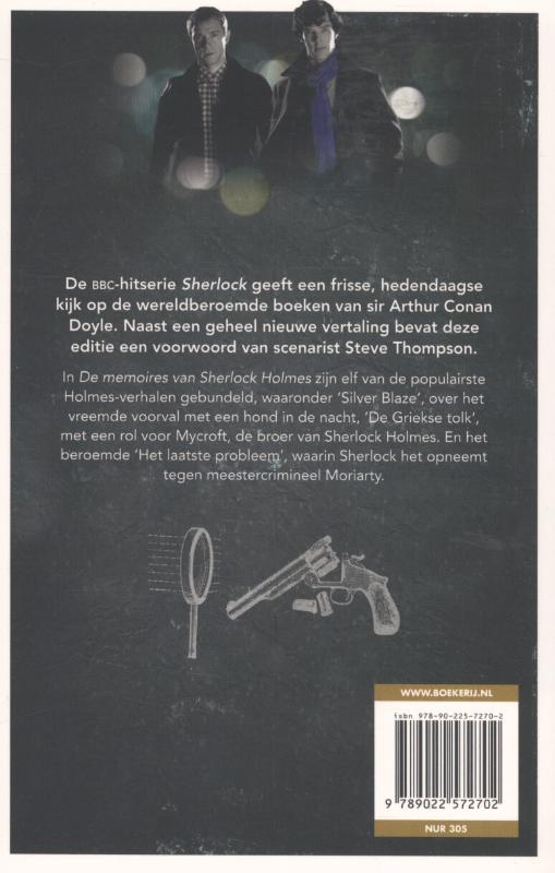 De memoires van Sherlock Holmes / Sherlock Holmes / 4 achterkant