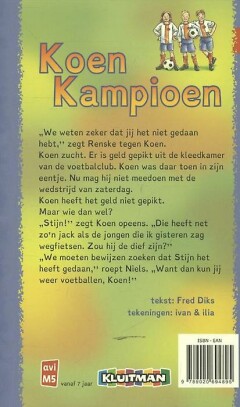 Koen Kampioen / Dyslexie boeken achterkant