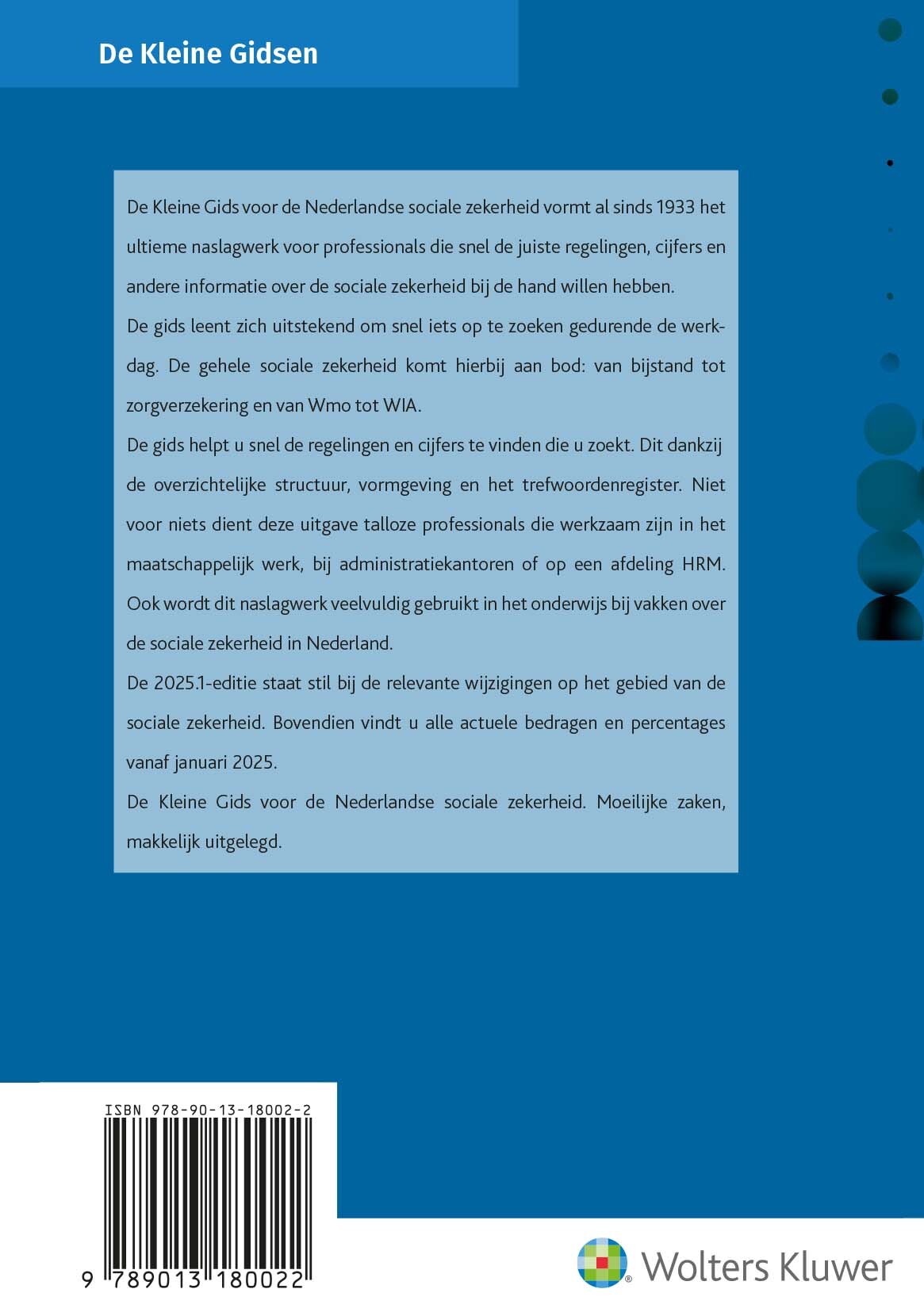 De Kleine Gids voor de Nederlandse sociale zekerheid 2025.1 achterkant