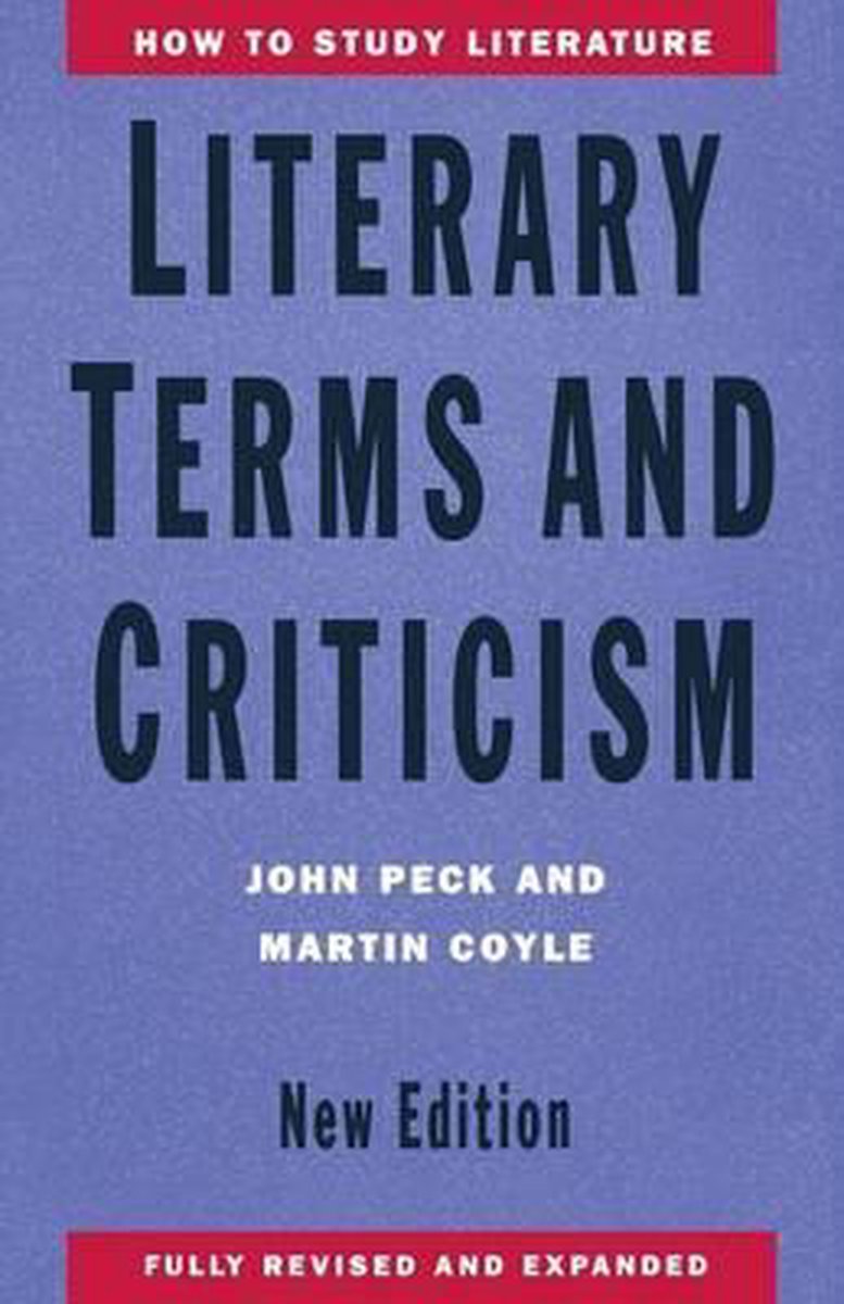 Literary Terms and Criticism