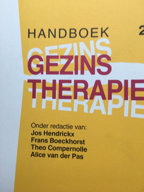 HANDBOEK GEZINSTHERAPIE DL 2