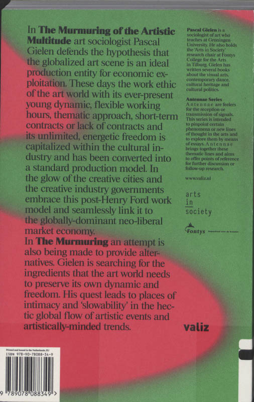 The Murmuring of the Artistic Multitude / Antennae achterkant