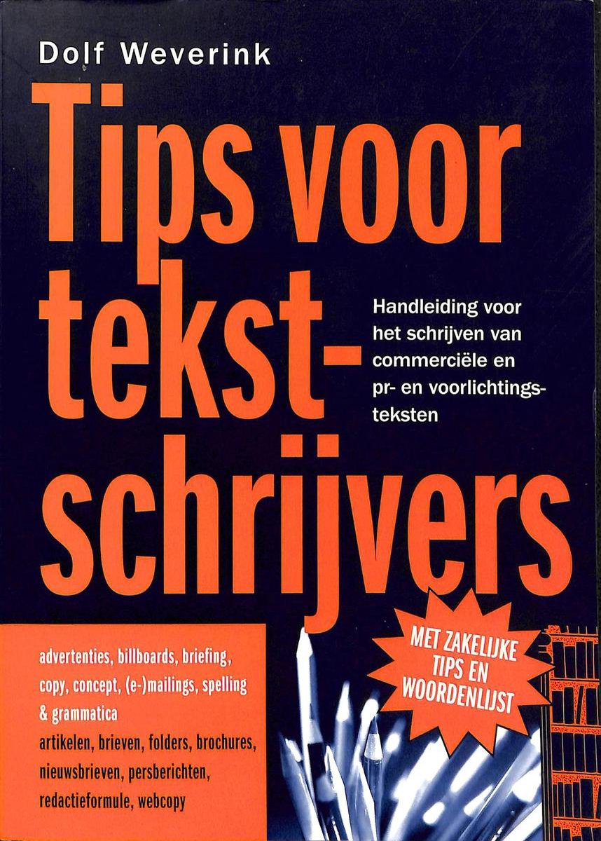 boekenbalie_9789079624010_cover Tips voor Tekstschrijvers