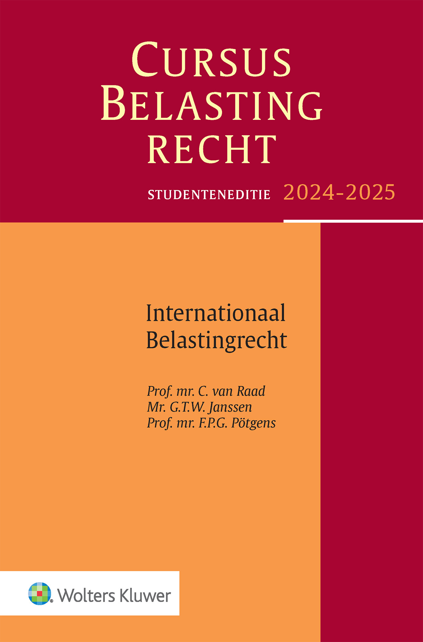 Studenteneditie Cursus Belastingrecht Internationaal Belastingrecht / 2024-2025