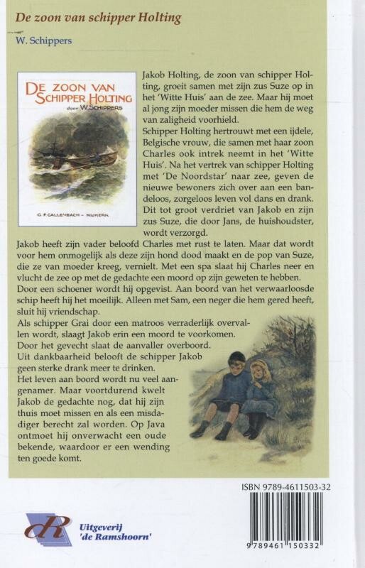 De zoon van schipper Holting achterkant