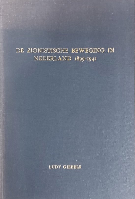 Zionistische beweging ned. 1899-1941