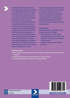 Mathematics for Business Economics achterkant
