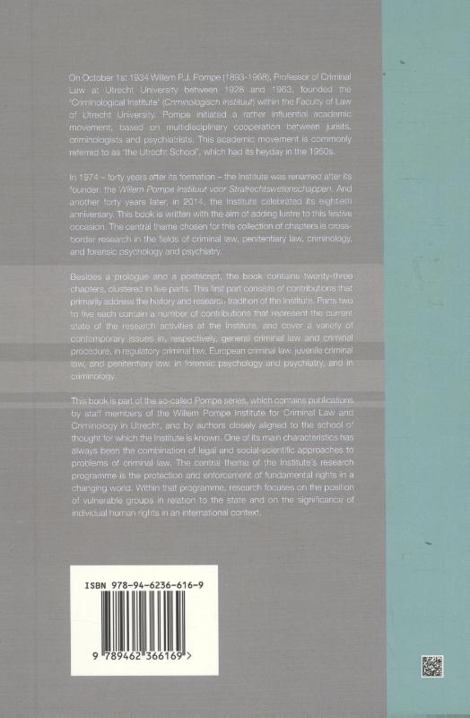 Overarching views of crime and deviancy / Pompe-reeks / 80 Overarching views of crime and deviancy / Pompe-reeks / 80 achterkant