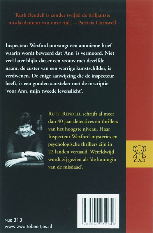 Het tweede levenslicht / Inspecteur Wexford-mysteries / 3 achterkant