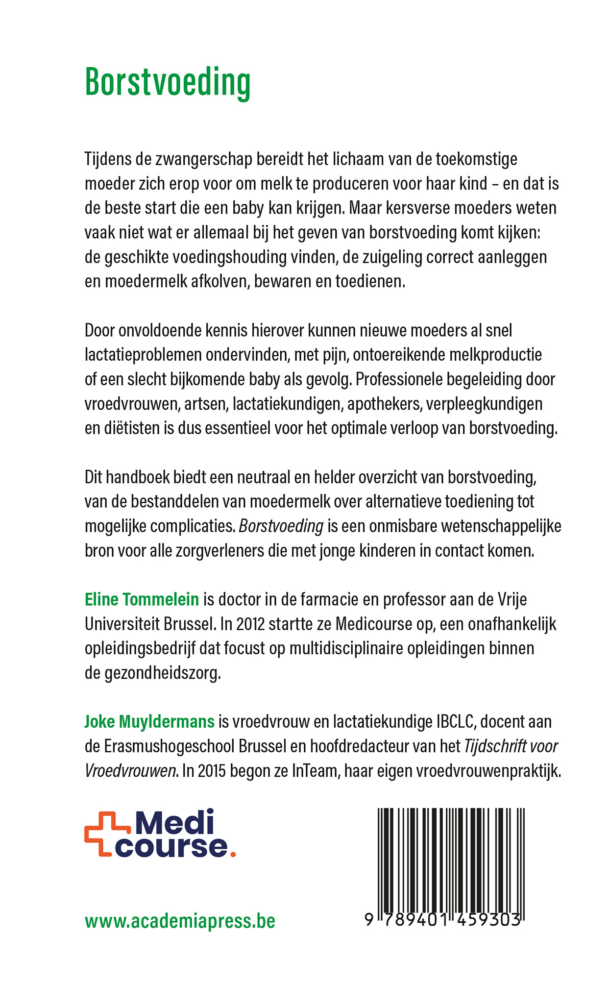 Borstvoeding achterkant