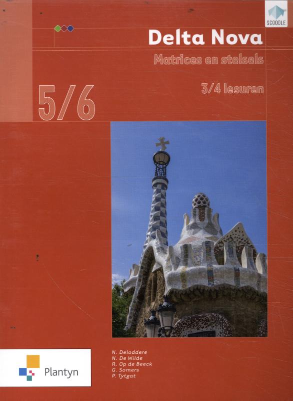 boekenbalie_9789030151302_cover Delta Nova 5/6 Matrices en stelsels (3/4u) (incl. Scoodle) / Vast Boek / Delta Nova