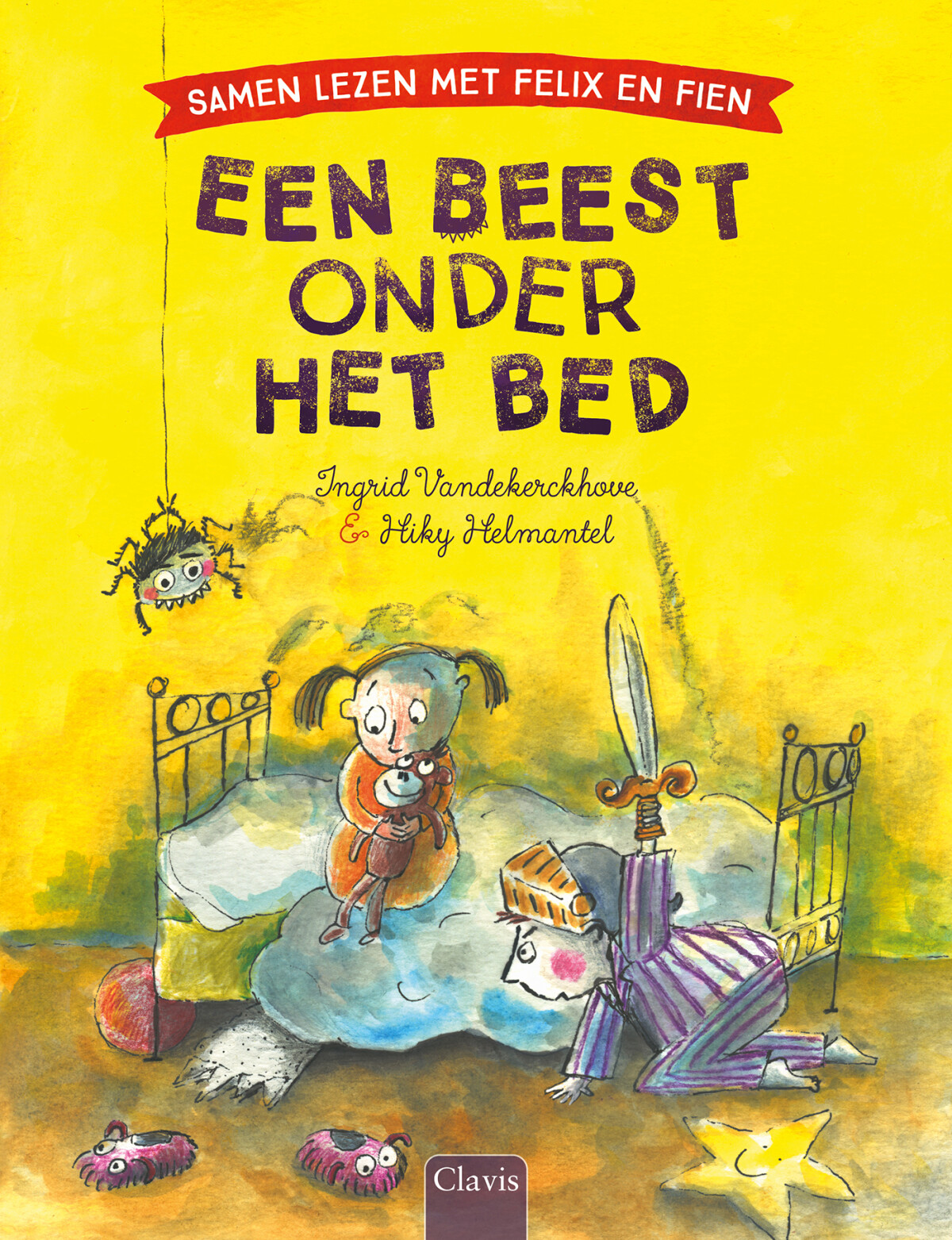 Een beest onder het bed / Samen lezen met Felix en Fien