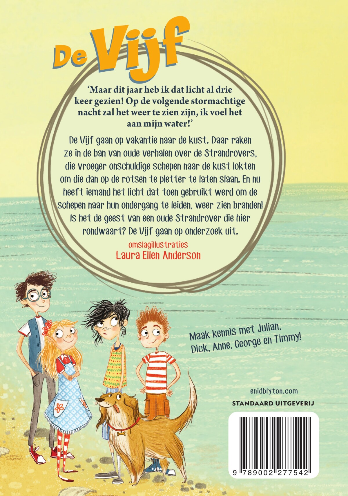 De Vijf en het geheim van de oude toren / De Vijf / 12 achterkant