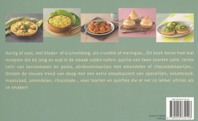 Heerlijke taarten en quiches achterkant