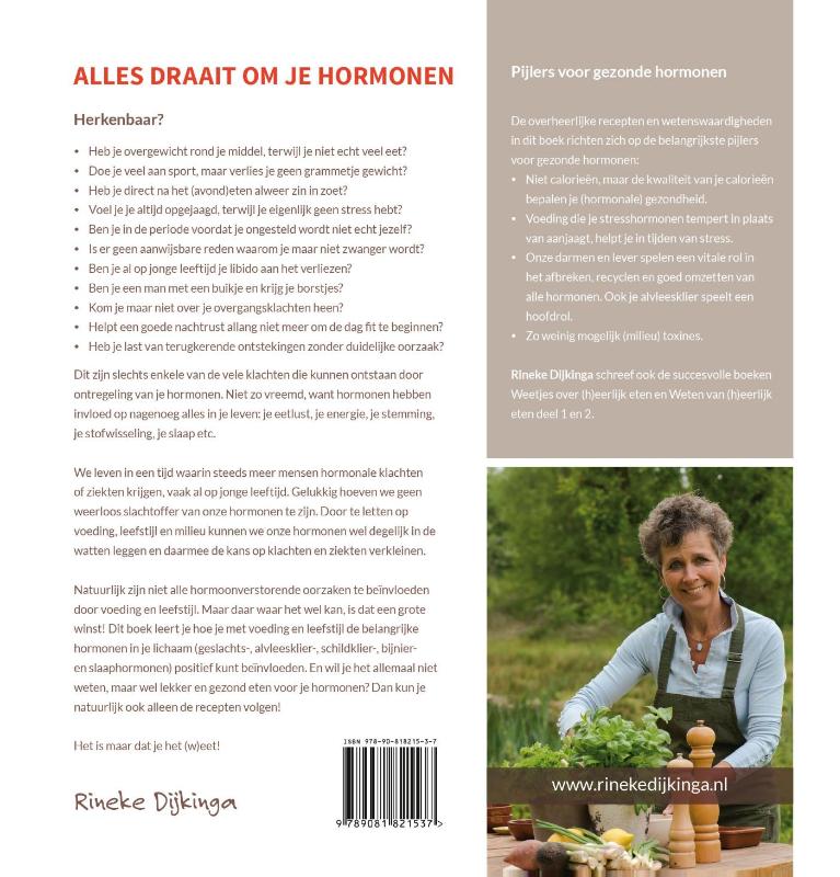 Alles draait om je hormonen Alles draait om je hormonen achterkant