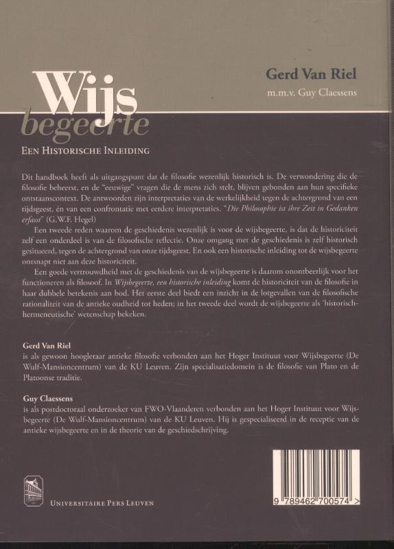 Wijsbegeerte achterkant