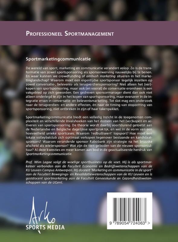 Sportmarketingcommunicatie achterkant