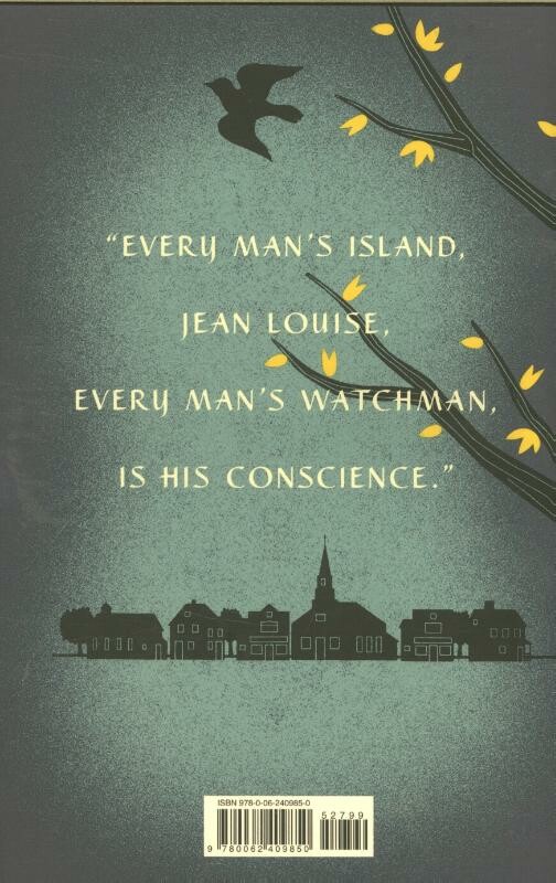Go Set a Watchman achterkant