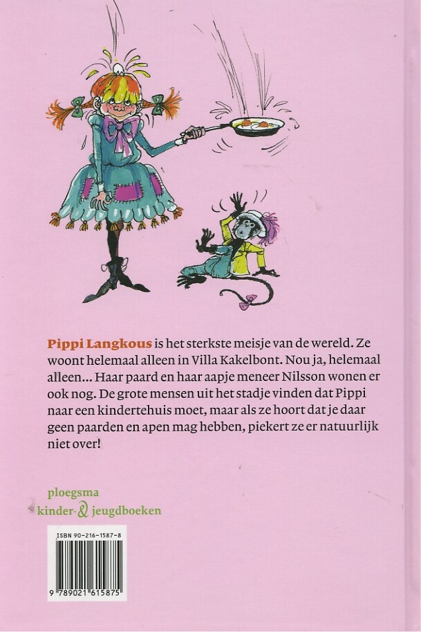 Pippi Langkous / Ploegsma kinder- & jeugdboeken achterkant