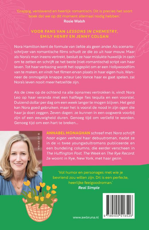 Nora schrijft haar eigen verhaal achterkant