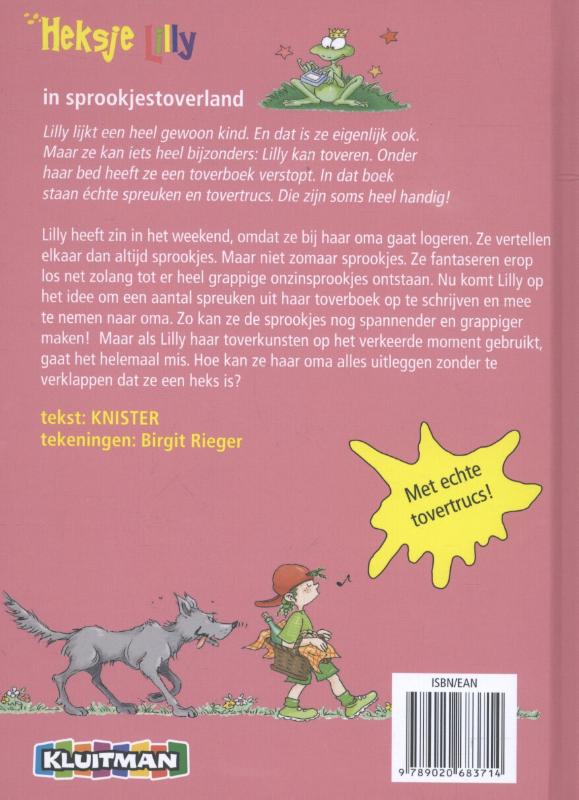 Heksje Lilly in sprookjestoverland / Heksje Lilly Heksje Lilly in sprookjestoverland / Heksje Lilly achterkant