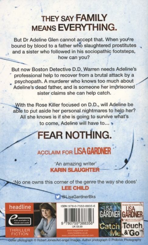Fear Nothing / D.D. Warren / 5 achterkant