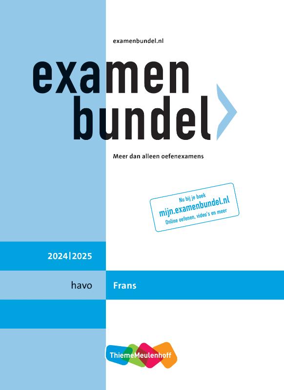 Examenbundel / havo Frans 2024/2025