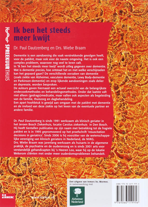 Ik ben het steeds meer kwijt / Spreekuur thuis Ik ben het steeds meer kwijt / Spreekuur thuis achterkant