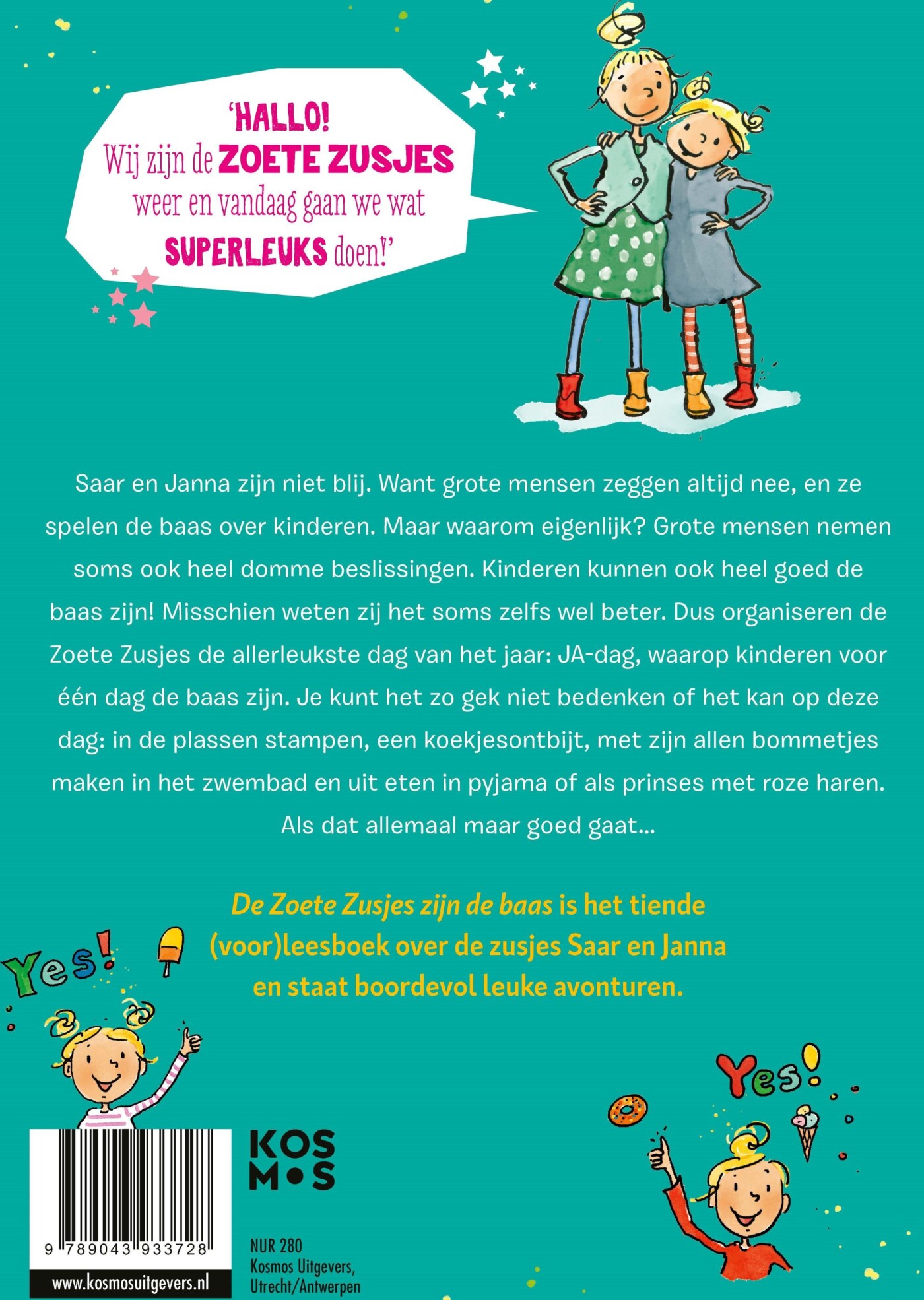 De Zoete Zusjes zijn de baas / De Zoete Zusjes achterkant