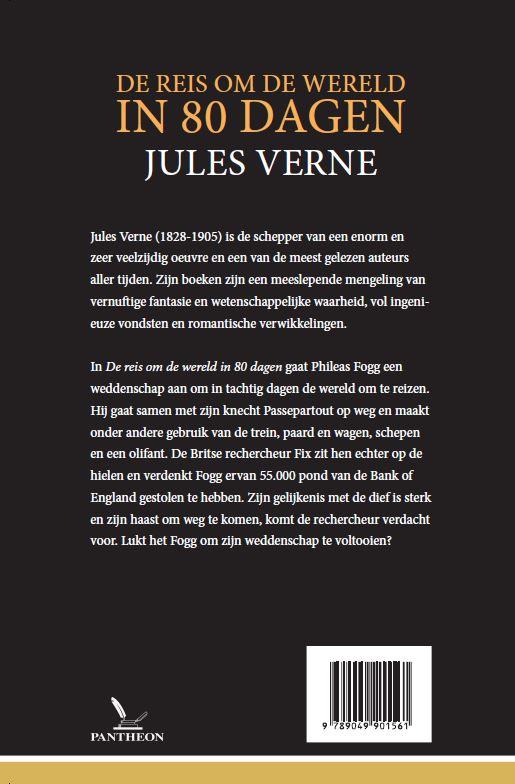 De reis om de wereld in 80 dagen / Jules Verne achterkant