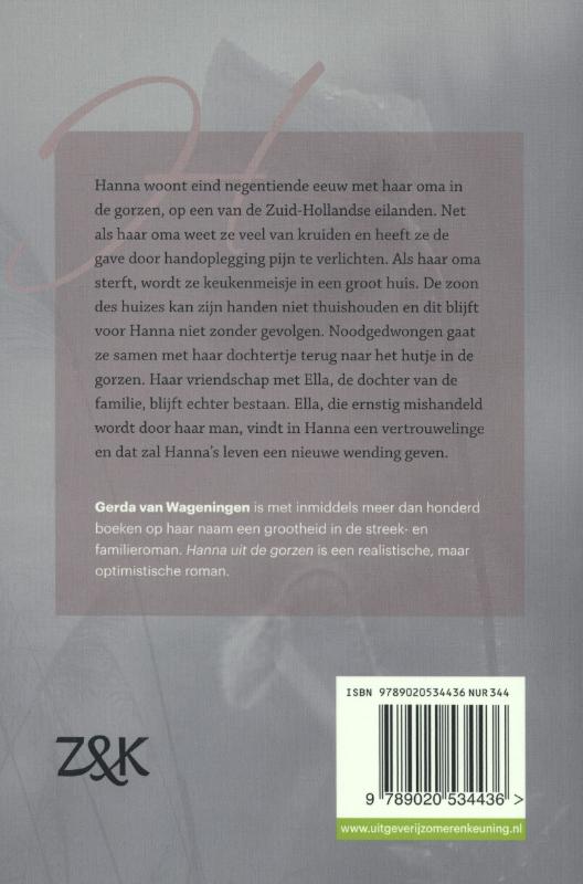 Hanna uit de gorzen achterkant