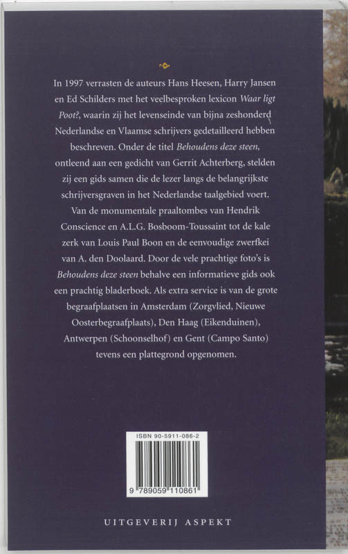 Behoudens deze steen achterkant