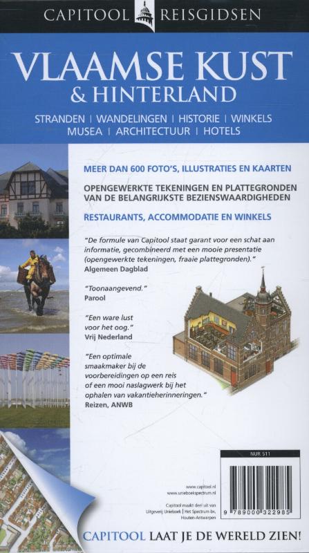 Vlaamse kust / Capitool reisgidsen achterkant