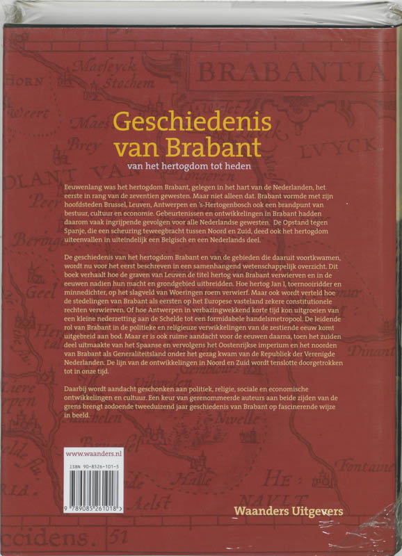 Geschiedenis Van Brabant Ned Ed achterkant