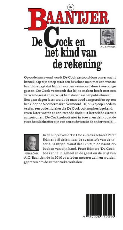 De Cock en het kind van de rekening / Baantjer / 93 De Cock en het kind van de rekening / Baantjer / 93 achterkant