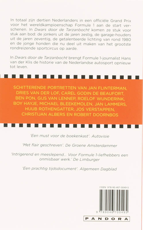 Dwars door de Tarzanbocht / Pandora pockets Dwars door de Tarzanbocht / Pandora pockets achterkant