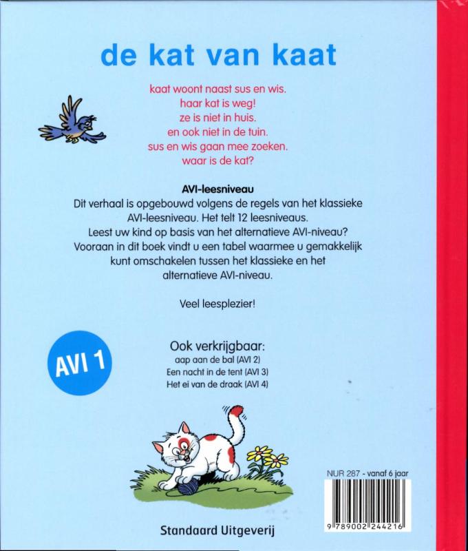 Junior Suske en Wiske - Junior Suske en Wiske De kat van Kaat achterkant