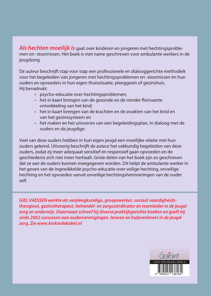 Als hechten moeilijk is achterkant
