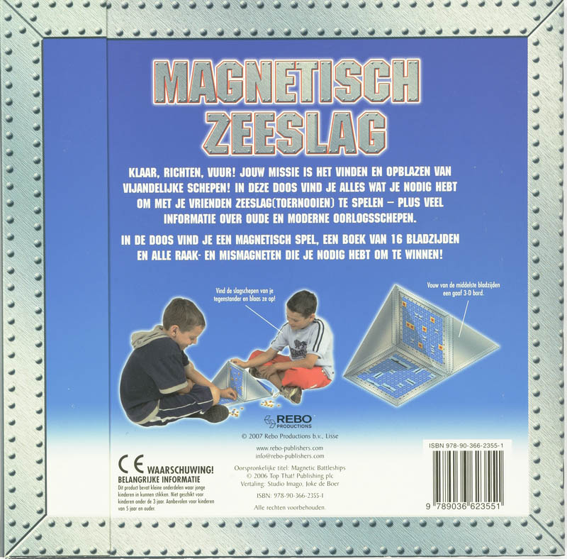 Magnetisch zeeslag achterkant