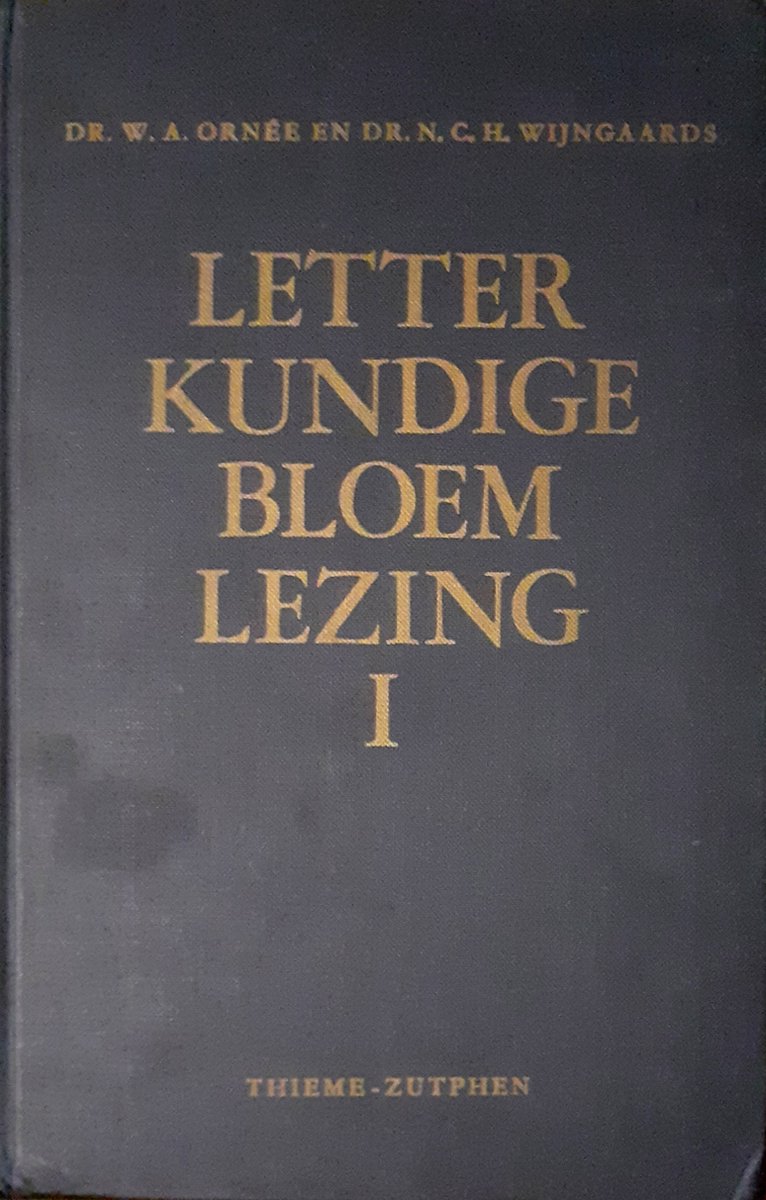 Letterkundige bloemlezing I