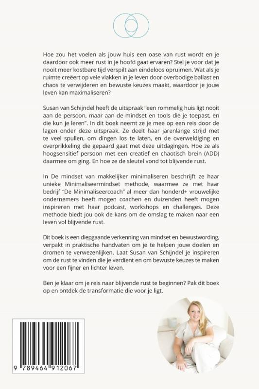 De mindset van makkelijker minimaliseren De mindset van makkelijker minimaliseren achterkant