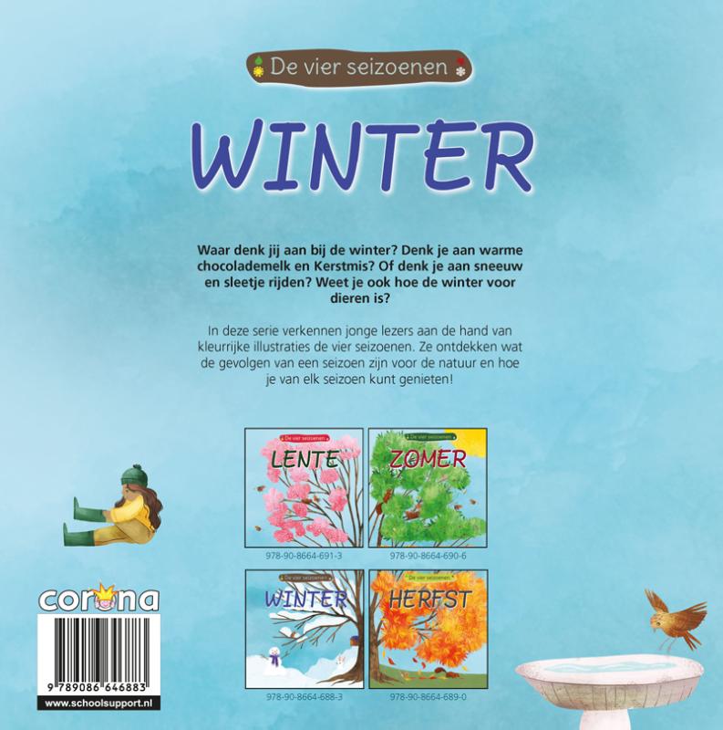 Winter / De vier seizoenen achterkant