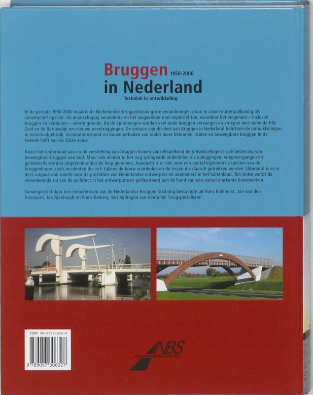 Bruggen in Nederland (1950-2000) achterkant