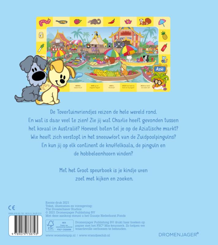 Groot speurboek / Woezel en Pip achterkant
