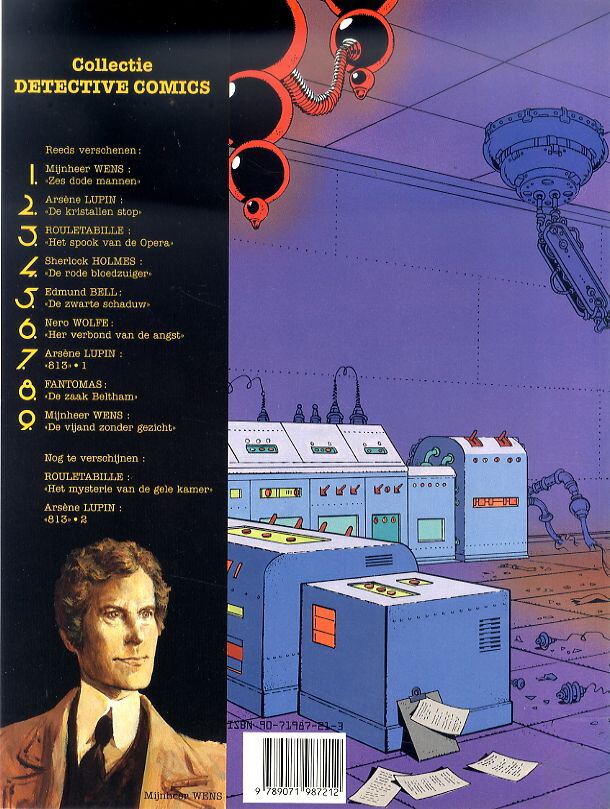 Mr. wens vijand / Detective comics / 9 achterkant
