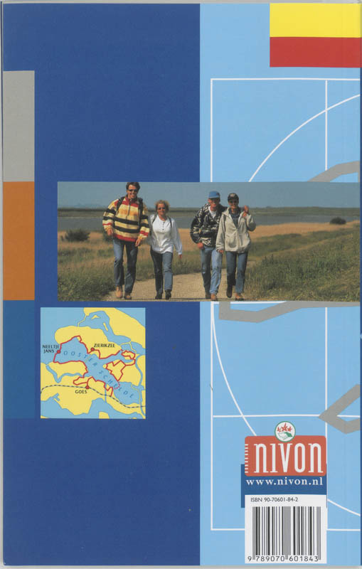 Oosterscheldepad / 15 Streekpad / LAW-gids achterkant