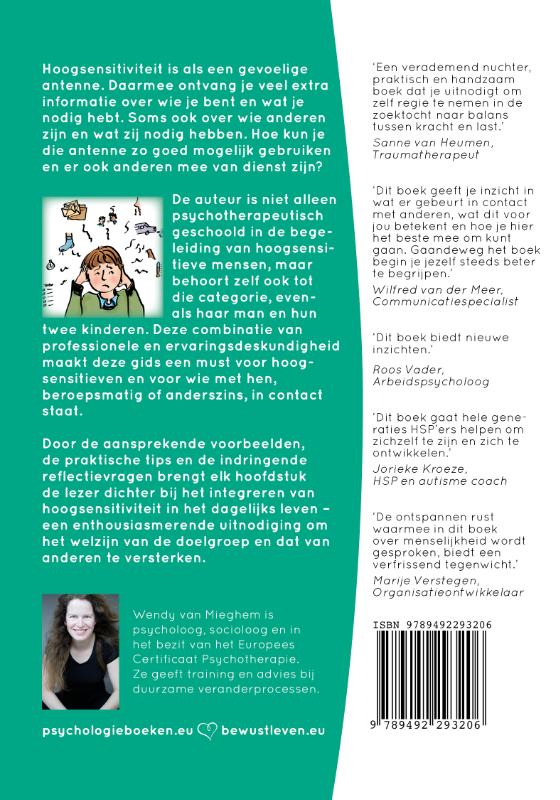 Leven met hoogsensitiviteit achterkant