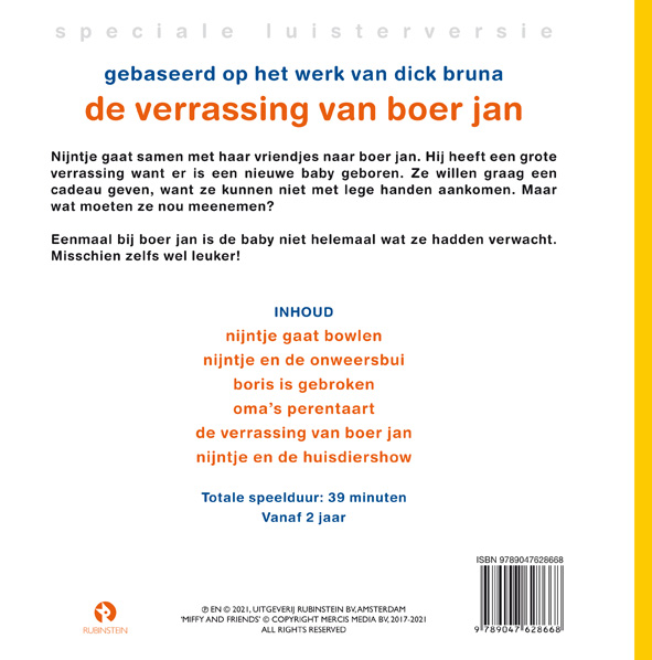 De verrassing van boer Jan achterkant