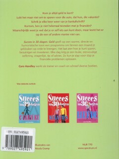 Succes in 30 dagen Geld achterkant