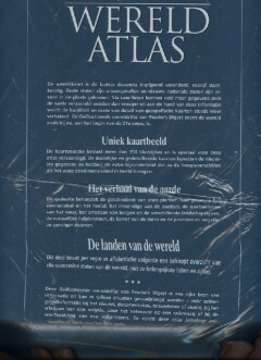 GEILLUSTREERDE WERELDATLAS achterkant